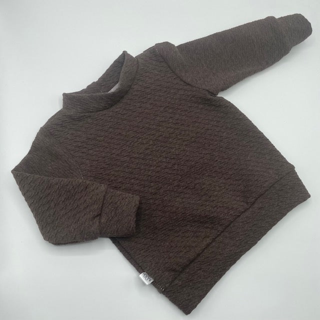 Walnut Knit Slouchy Jumper