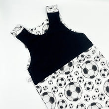 Load image into Gallery viewer, Football/Black Twist Top Outfit
